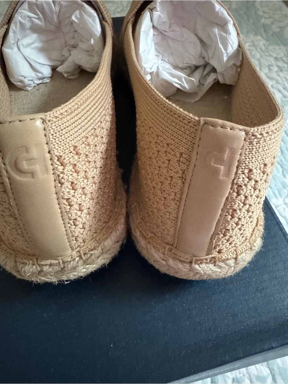Cole Haan Tan Woven Slip-On Shoe - Picture 6 of 9
